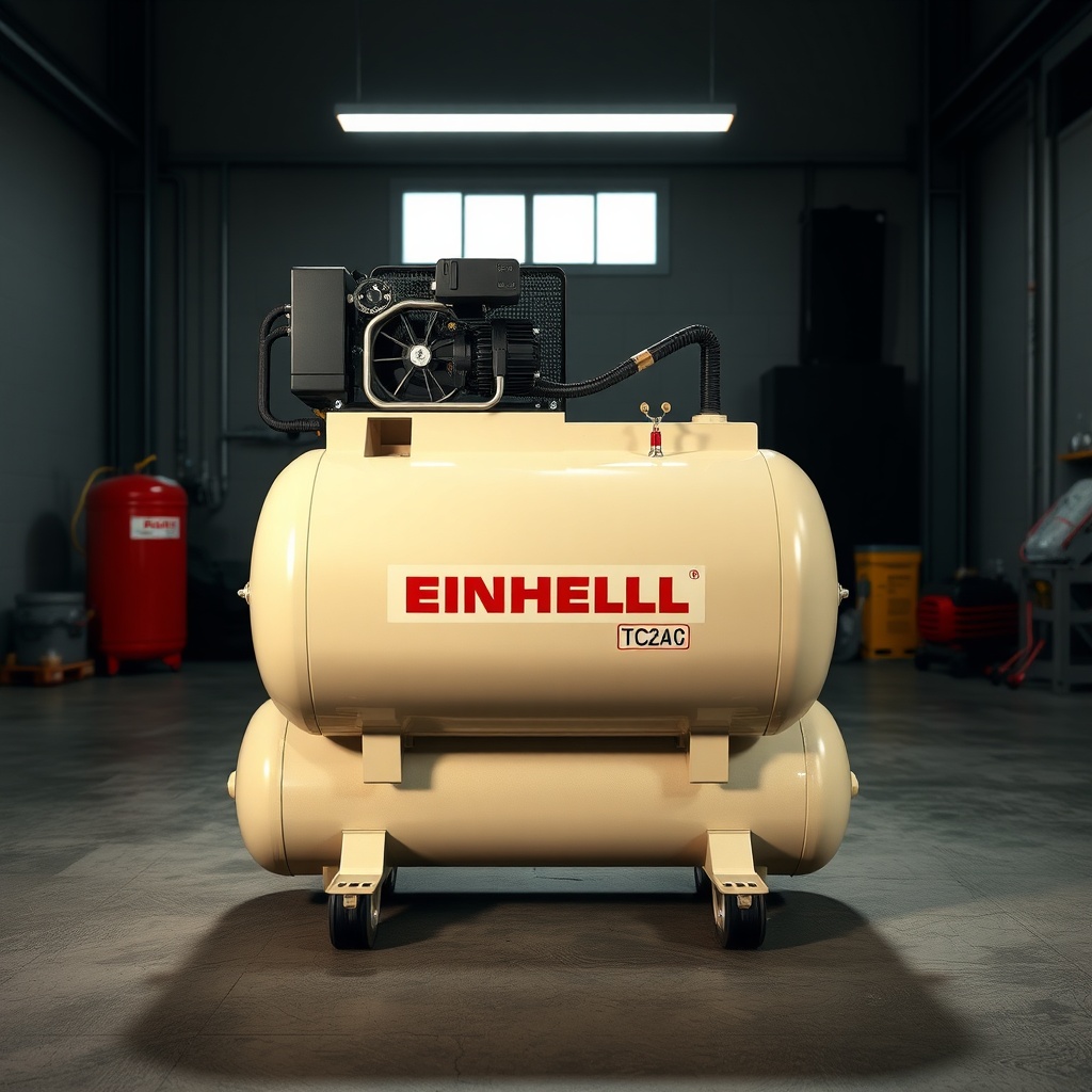 Einhell TC-AC 190/24/8 kompresörün beyaz arka planda
