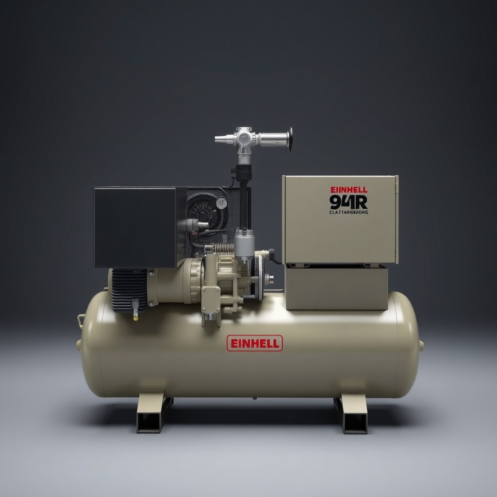 Bir atölye ortamında Einhell TC-AC 190/24/8 kompresör