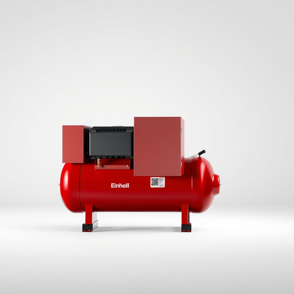 Einhell TC-AC 190/24/8 kompresörün hava filtresi ve motor bölümü