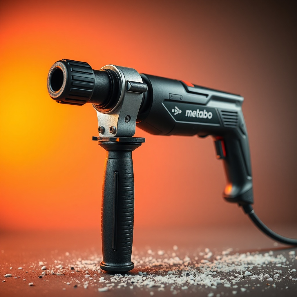 Yakın çekim bir Metabo H 16-350 Inox hava filtresinin